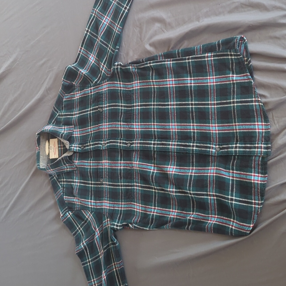 Urban Pipeline Tartan Flannel Casual Button Up Shirt Mens Size Large S